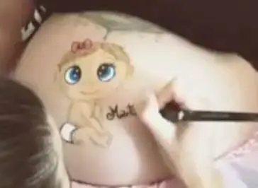 belly painting