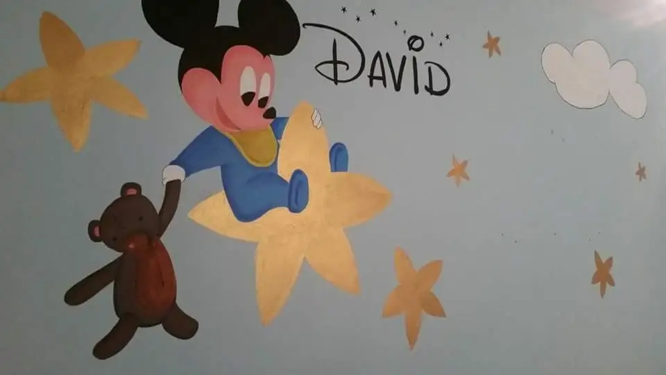 pintura para la habitación de los niños o guardería