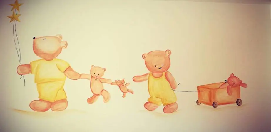 pintura para la habitación de los niños o guardería