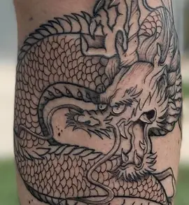 tatuaje de un dragon