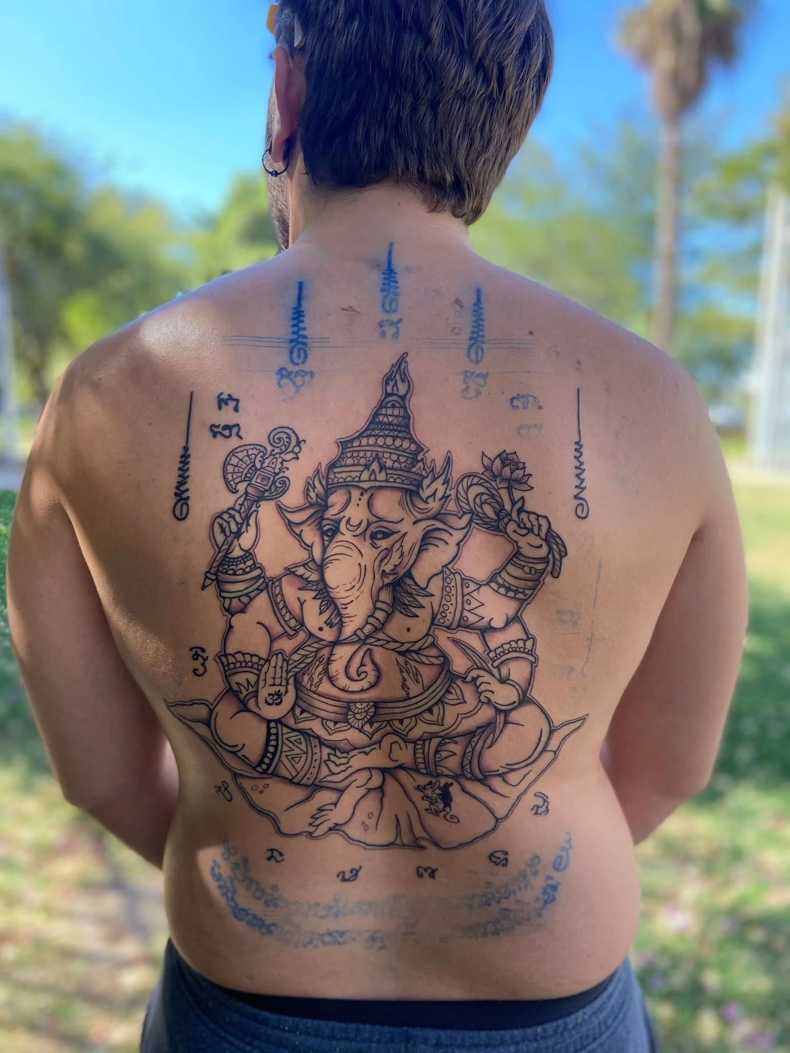 tatuaje de ganesha