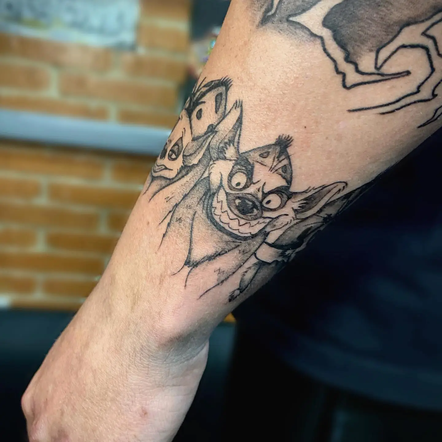 tatuaje de hiena del rey león