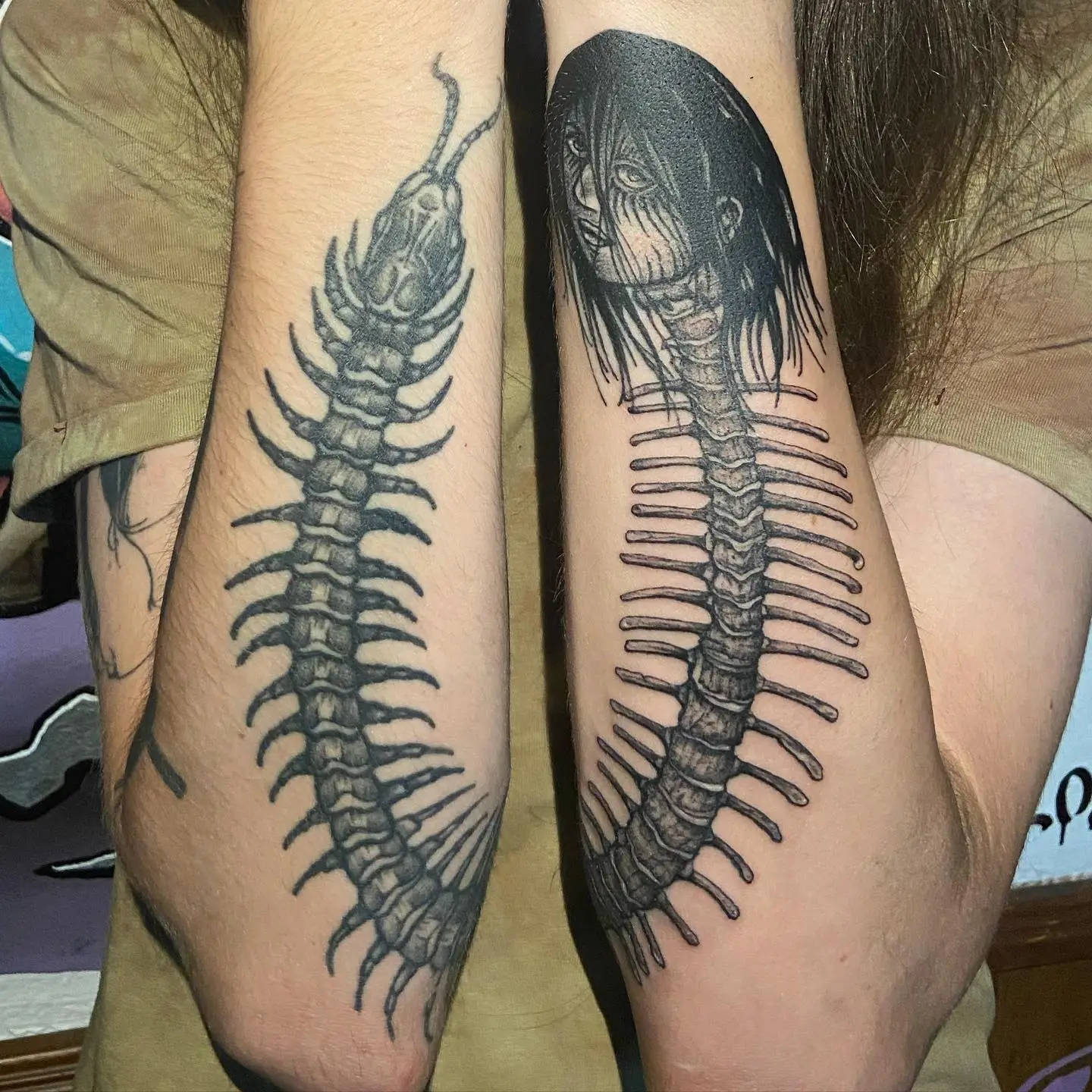 tatuaje de un gato con alas