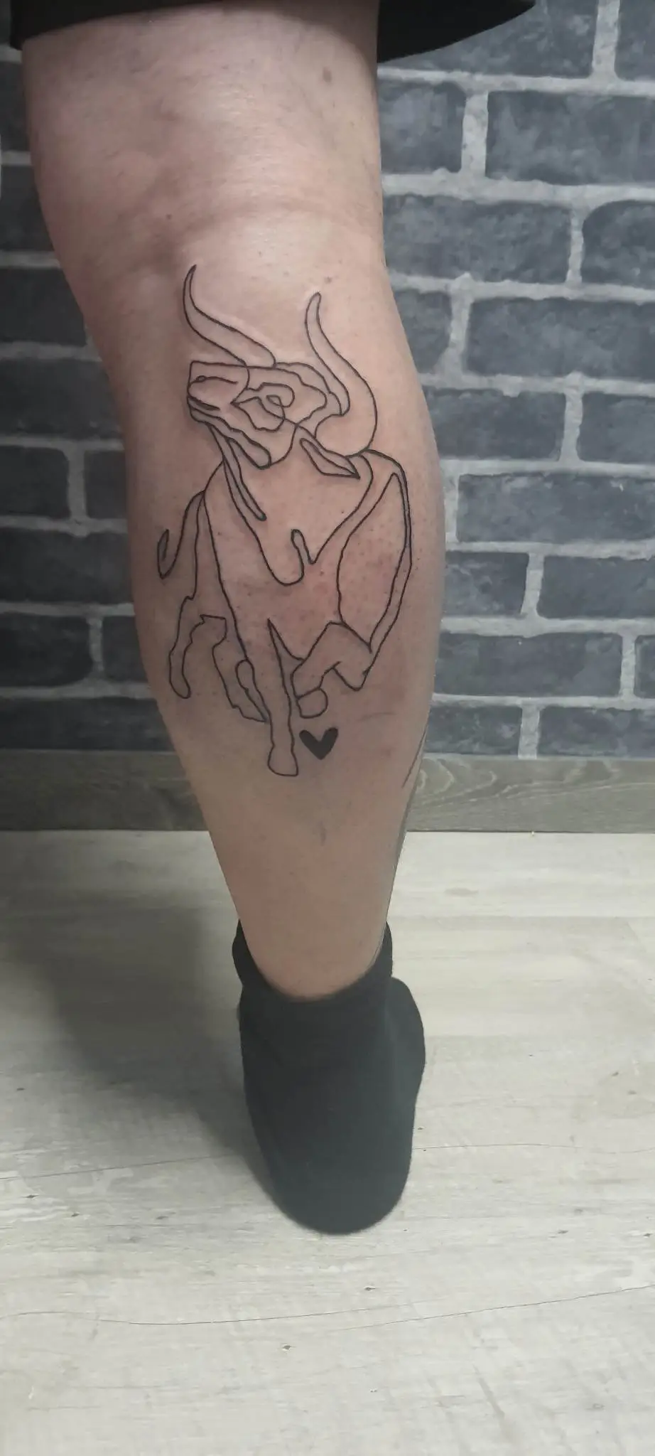 tatuaje de un toro