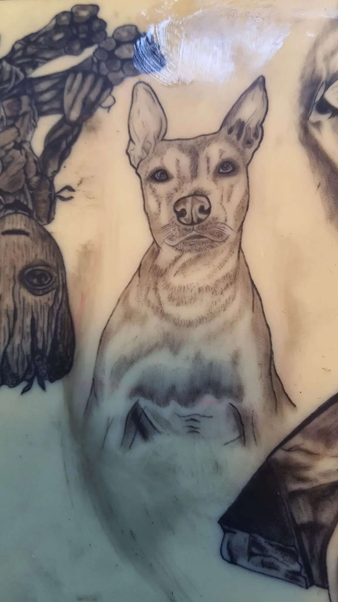 tatuaje de un perro