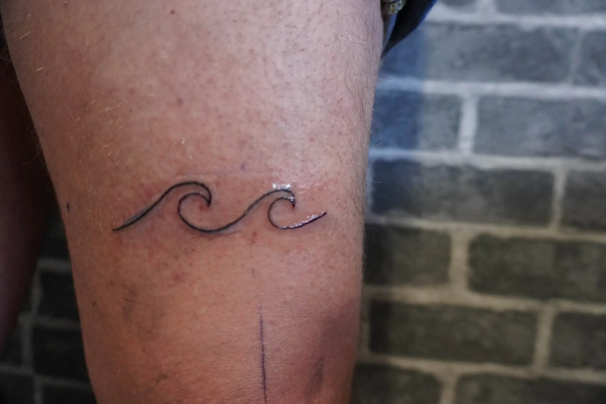 tatuaje de olas